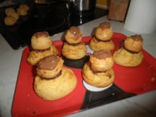 Religieuse au chocolat au lait