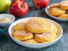 Beignets aux pommes sans friture