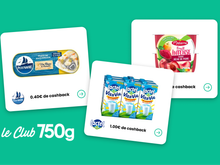 Avec le Club 750g, faites des économies : voici 3 offres pour récupérer de l’argent sur l’achat de compotes, maquereaux et briques de lait