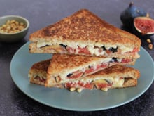 Le croque figues et mozzarella : une recette facile et gourmande à faire en 15 minutes seulement !