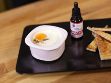Œuf cocotte aux épinards, Comté et crème de muscade