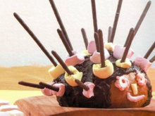 Le gâteau hérisson pour anniversaire