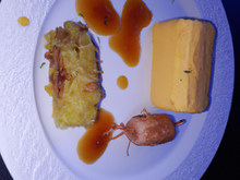 Filet de canette rôtie et pastilla aux treize dessert