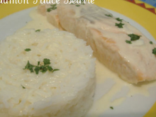 Saumon sauce beurre