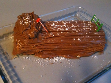 Bûche de Noël maison