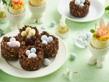 Nids de Pâques faciles au chocolat