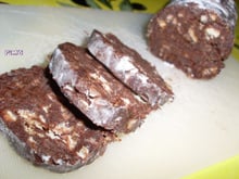 Saucisson au chocolat savoureux