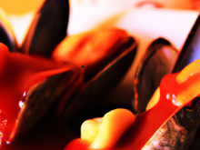 Moules au ketchup