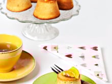 Gâteau de thé vanille citron sans beurre ni farine