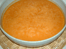 Soupe à la banane maison