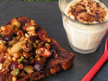 Goûter aux saveurs d'enfance : riz au lait et brioche perdue aux fruits d'automne