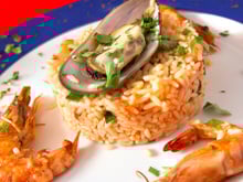 Riz à l'espagnole aux fruits de mer