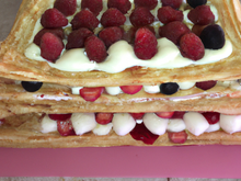 millefeuille aux fruits rouges