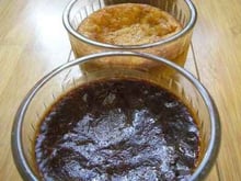 Trio de crèmes noir / cardamome, praliné / orange, blanc / Earl Grey