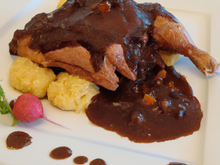 Chapon sauce chocolat