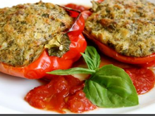 Poivrons farçis doux et piquant