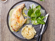 Cuisses de lapin au citron et parmesan