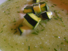 Soupe de courgettes maison