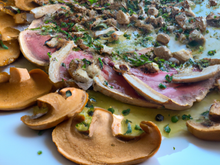 Carpaccio de veau aux cèpes