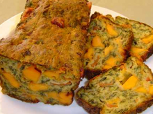 Cake sans gluten épinards et fromage