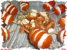 Tomates-Mozza apéritives
