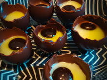 Œufs à la coque au chocolat