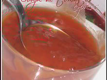 Soupe de tomates express & perle du japon