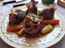 Gigot d'agneau rôtie