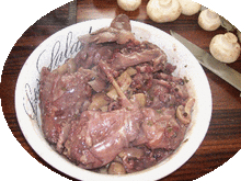 Lapin au vin rouge