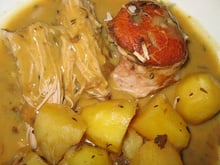 Rouelle de porc au cidre