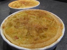 Tartelettes à la rhubarbe et crème d'amande
