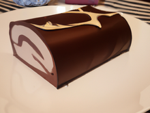 Bûche chocolat vanille