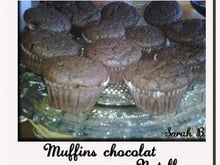 Muffins Chocolat cœur Nutella
