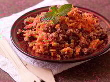 Taboulé de quinoa aux carottes et betterave