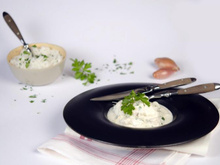 Lotte à la sauce moutarde et coco