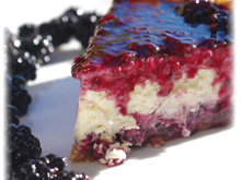 Cheesecake aux mûres