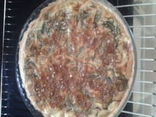 Quiche aux fanes de carottes