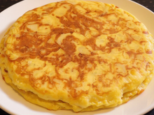 Tortilla de patatas traditionnelle