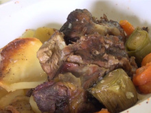 Baeckeoffe, viandes et légumes mitonnés au Riesling