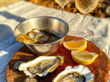 Huîtres au champagne sophistiquées