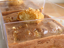 Verrines chocolat et thé vert