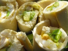 Sushis poulet, avocat, mayo... et pain de mie !