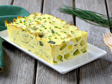 Flan de courgettes à la feta