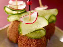 Brochettes panées de Rigotte de Condrieu