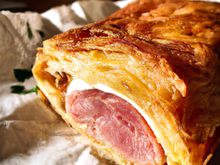 Feuilleté au jambon et fromage