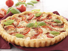 Tarte tomates mozzarella maison