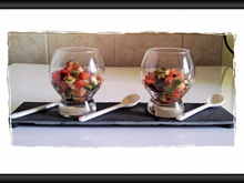 Tartare de légumes croquants