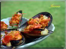 Moules farcies rapide