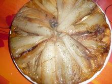 Tarte tatin aux endives et chavignol