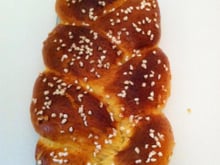 Brioche tressée au sucre